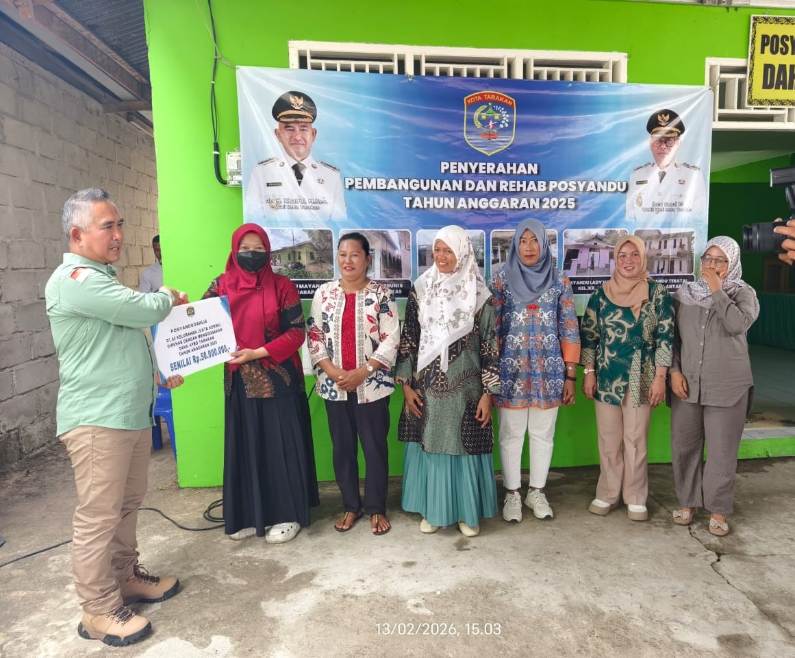 Serah Terima Pembangunan dan Rehab Posyandu Tahun Anggaran 2025